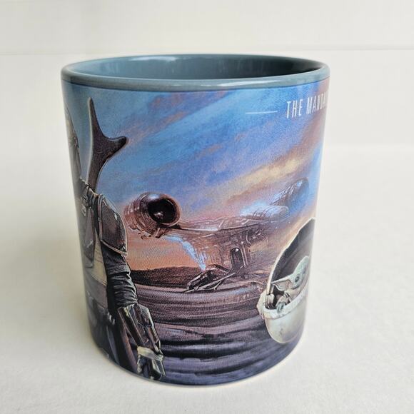 StarWars Mandalorian Mug Grogu 20oz Ceramic Coffee Cup The Child Baby Yoda - Picture 2 of 8